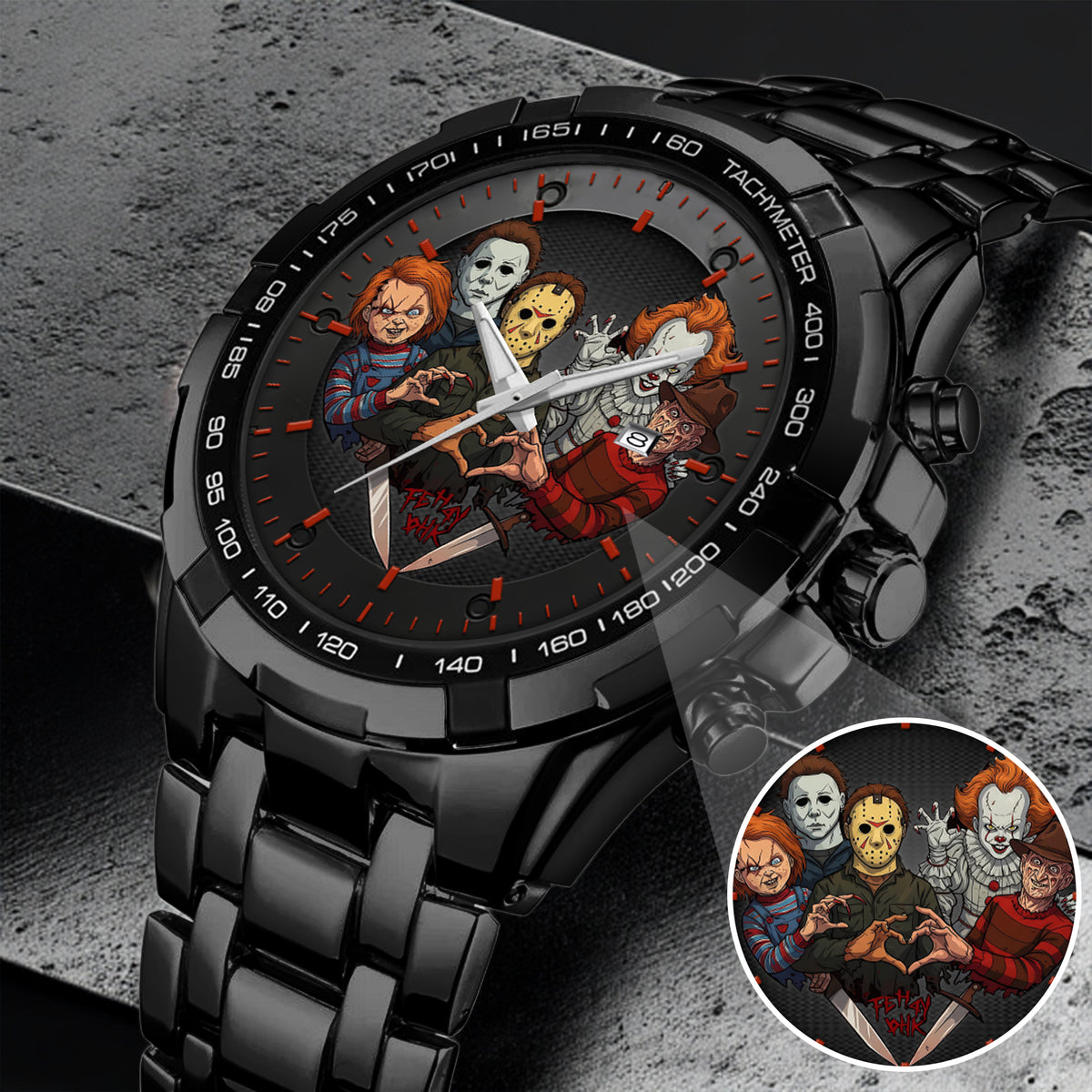 Halloween Horror Personalized Quartz Watch