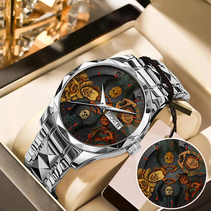 Halloween Horror Movies Personalized Quartz Watch