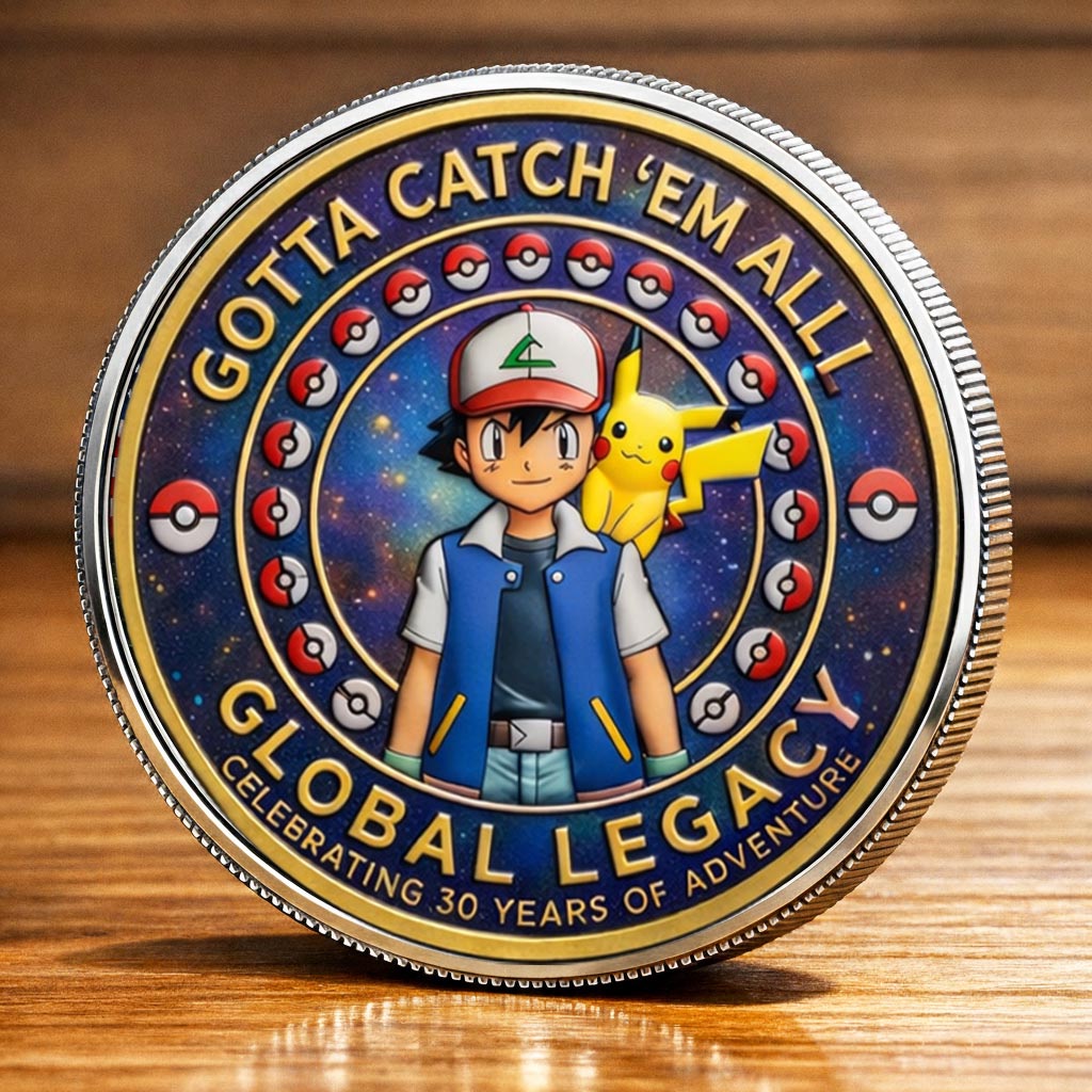 Pokémon 30th Anniversary Printed Commemorative Coin