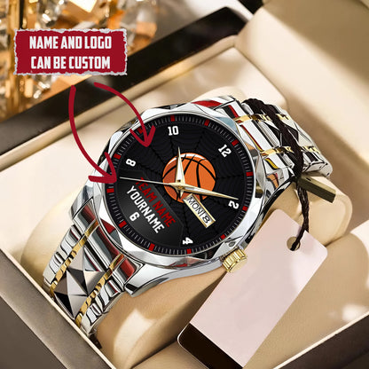 Basketball Personalized Team Name, Name & Number Quartz Watch