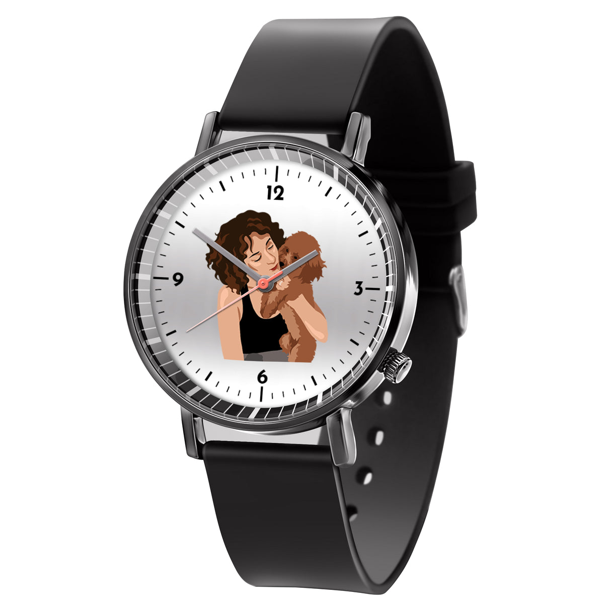 Mother's Day Gift For Mom Personalized Photos With Pet Quartz Watch