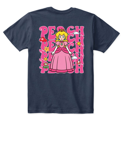 Classic Mario Princess Peach 2-Side Printed Graphic Shirt