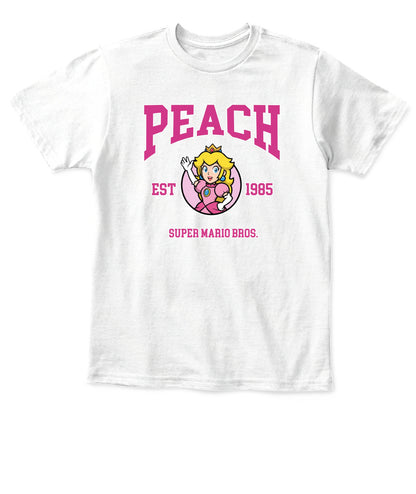 Classic Mario Princess Peach 2-Side Printed Graphic Shirt