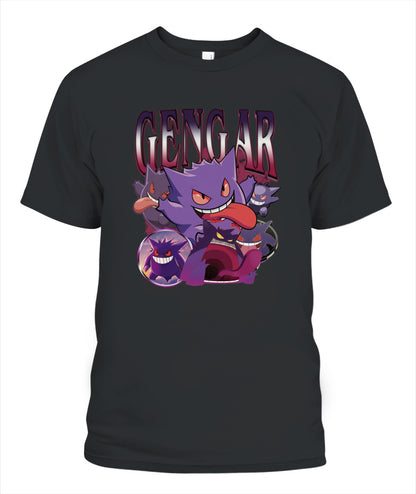 PKM Gengar Printed Graphic Sweatshirt T-Shirt