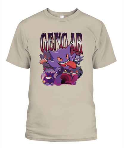 PKM Gengar Printed Graphic Sweatshirt T-Shirt
