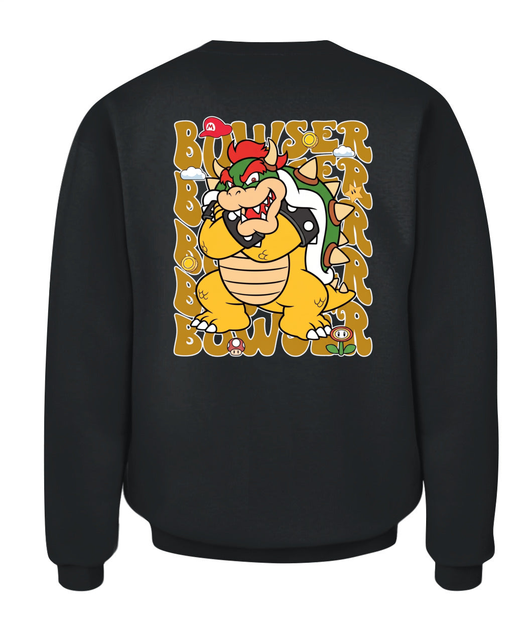 Classic Mario Browser 2-Side Printed Graphic Shirt