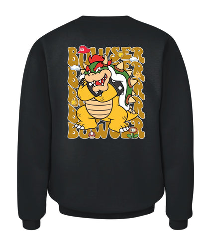 Classic Mario Browser 2-Side Printed Graphic Shirt