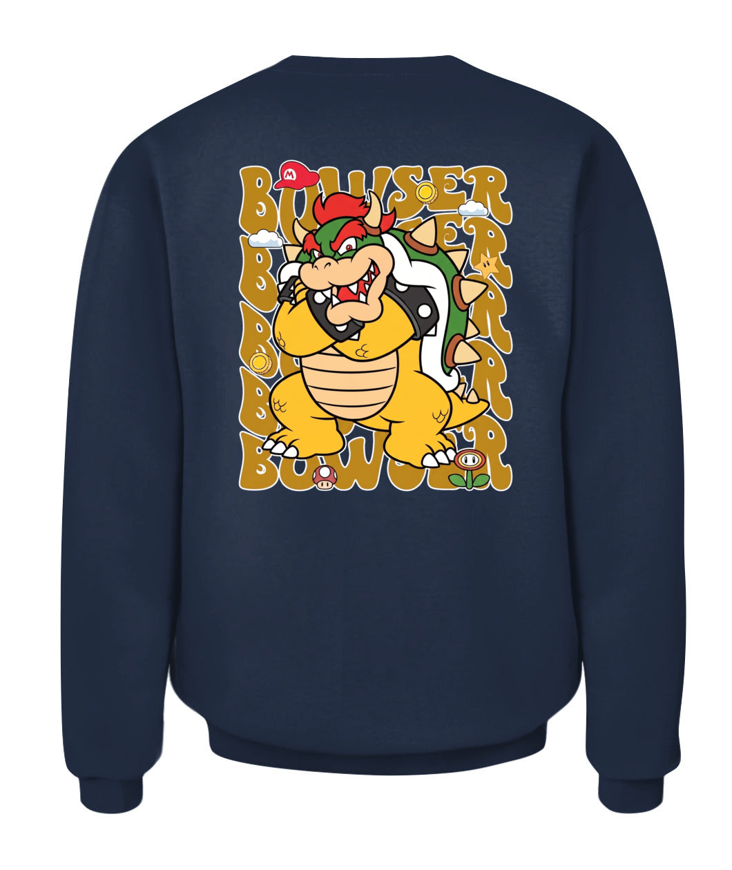 Classic Mario Browser 2-Side Printed Graphic Shirt