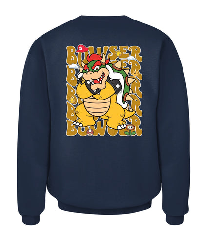 Classic Mario Browser 2-Side Printed Graphic Shirt