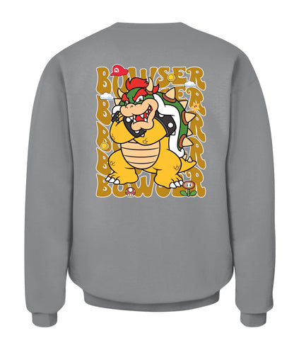 Classic Mario Browser 2-Side Printed Graphic Shirt