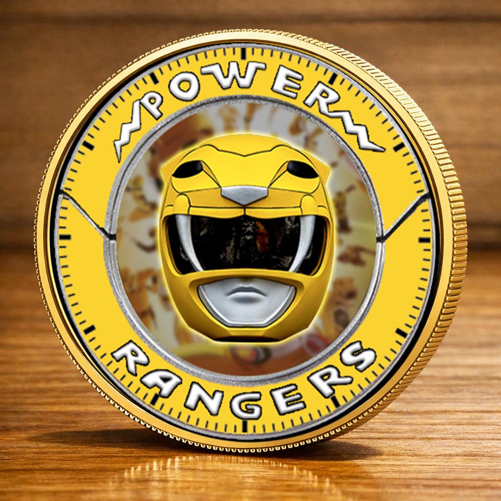 Mighty Morphin Power Rangers Saber-Toothed Printed Commemorative Coin