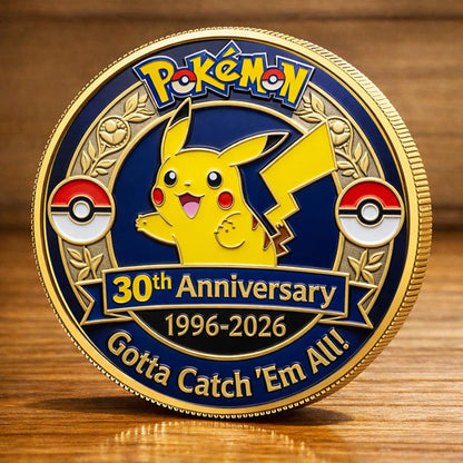 Poke 30th Anniversary Pikachu Collector Edition Printed Coin