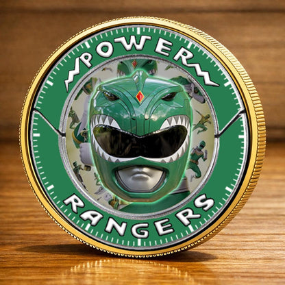Mighty Morphin Power Rangers Dragon Zord Printed Commemorative Coin