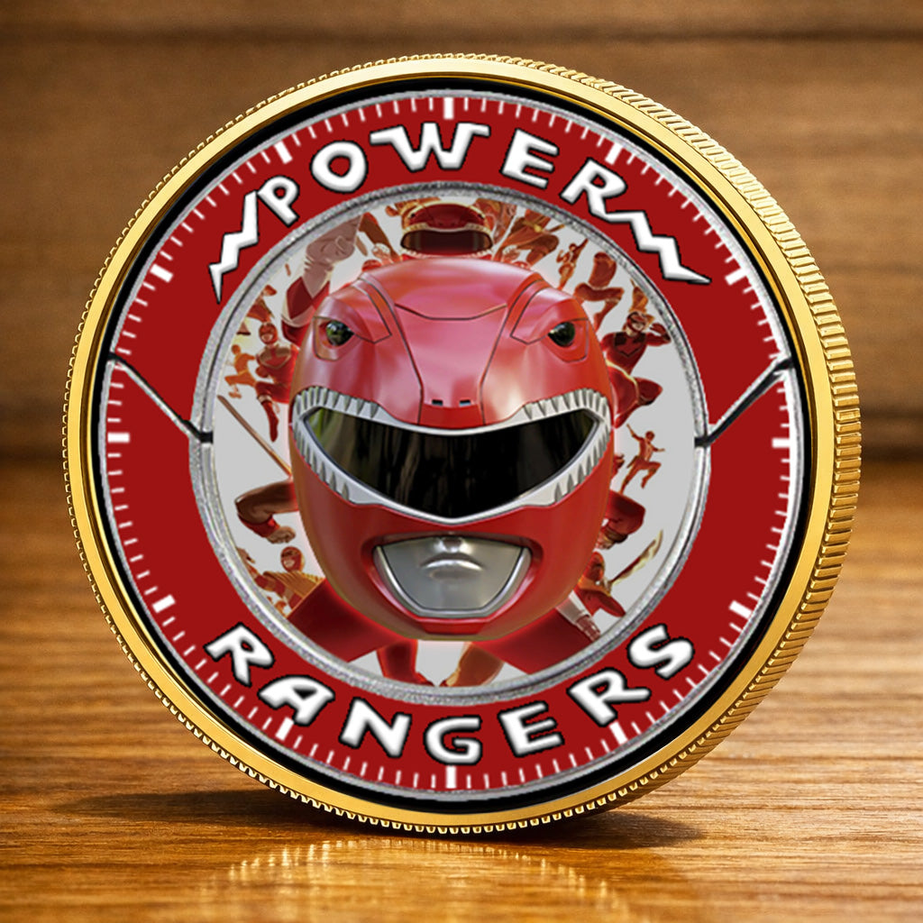 Mighty Morphin Power Rangers Tyrannosaurus Printed Commemorative Coin