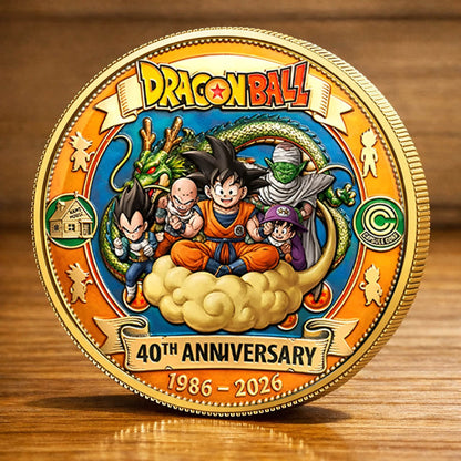 Dragon Ball 40th Anniversary Printed Commemorative Coin