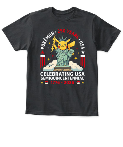 PKM 250 Years USA 1776–2026 Patriotic Printed Graphic Hoodie Sweatshirt T-Shirt