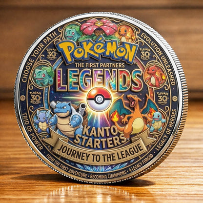 Poke 30th Anniversary The First Partner Printed Commemorative Coin