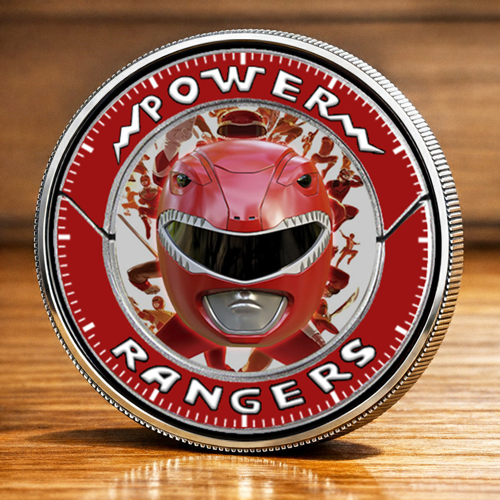 Mighty Morphin Power Rangers Tyrannosaurus Printed Commemorative Coin