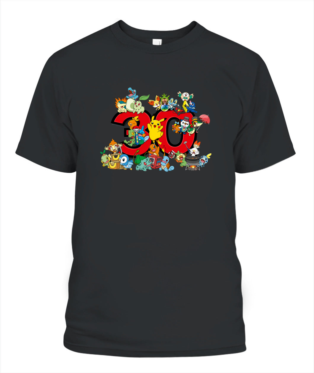 PKM 30th Anniversary Printed Graphic Sweatshirt T-Shirt
