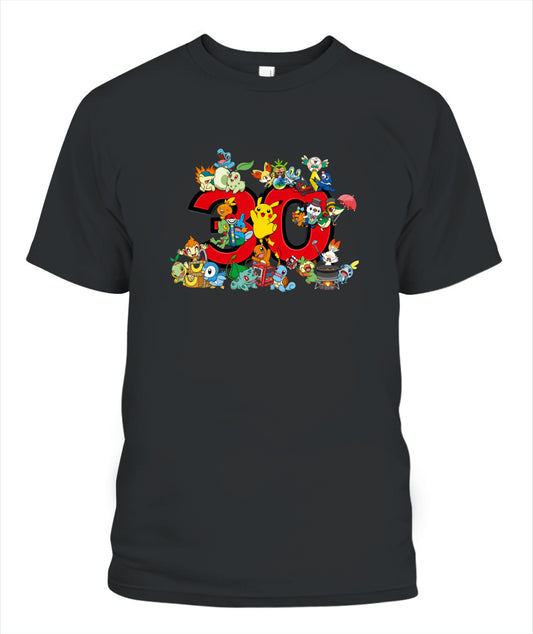 PKM 30th Anniversary Printed Graphic Sweatshirt T-Shirt