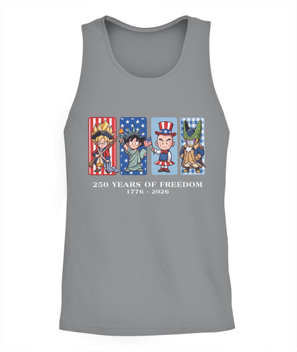 DragonBall 250 Years of Freedom 1776–2026 Patriotic Printed Graphic Hoodie Sweatshirt T-Shirt