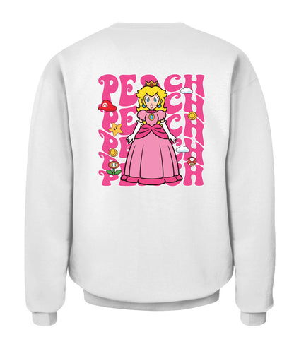 Classic Mario Princess Peach 2-Side Printed Graphic Shirt