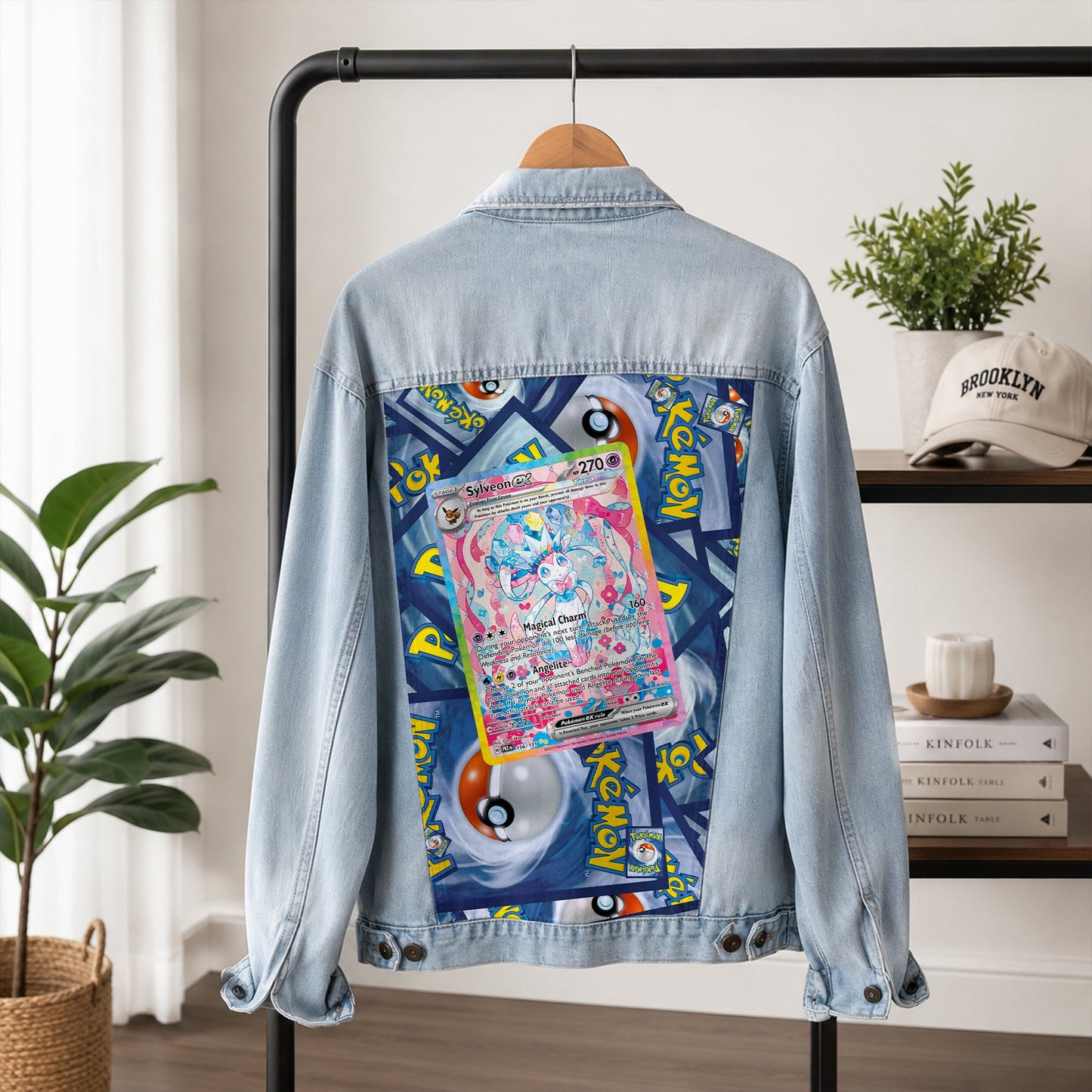 PKM Sylveon EX Custom Lightweight Denim Jacket