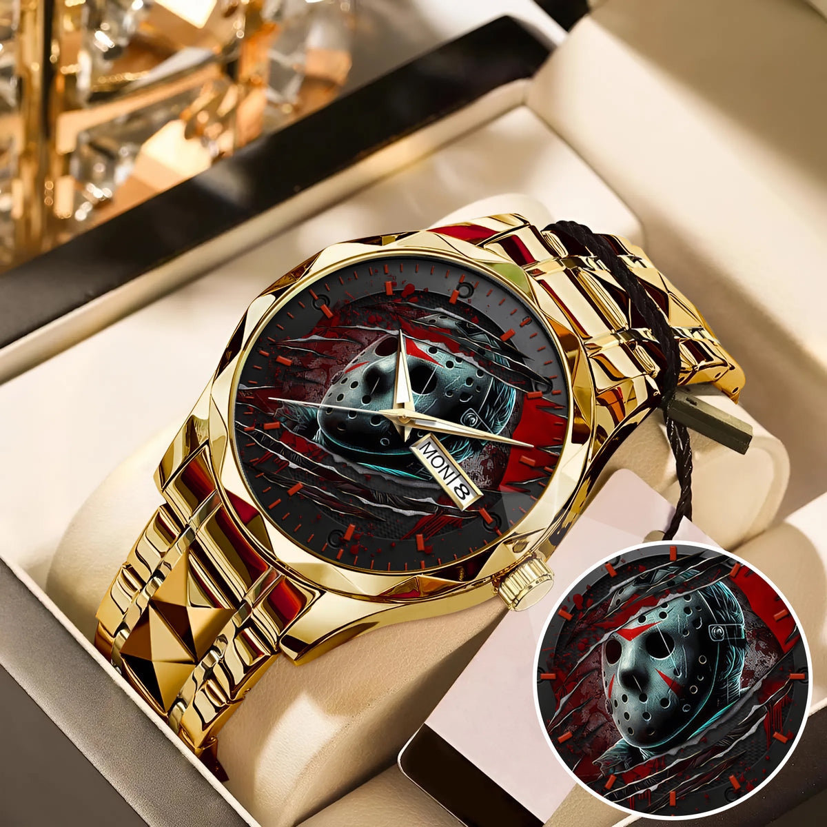 Halloween Horror Movies Personalized Quartz Watch