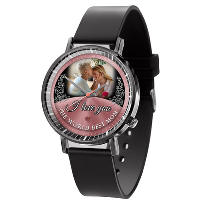 Mother's Day Gift For Best Mom Ever Personalized Photos Quartz Watch