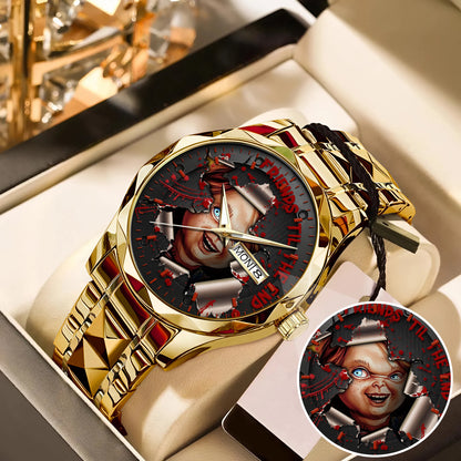 Halloween Horror Movies Friends 'Till The End Personalized Quartz Watch