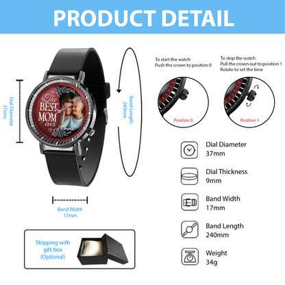Mother's Day Gift For Best Mom Ever Personalized Photos Quartz Watch