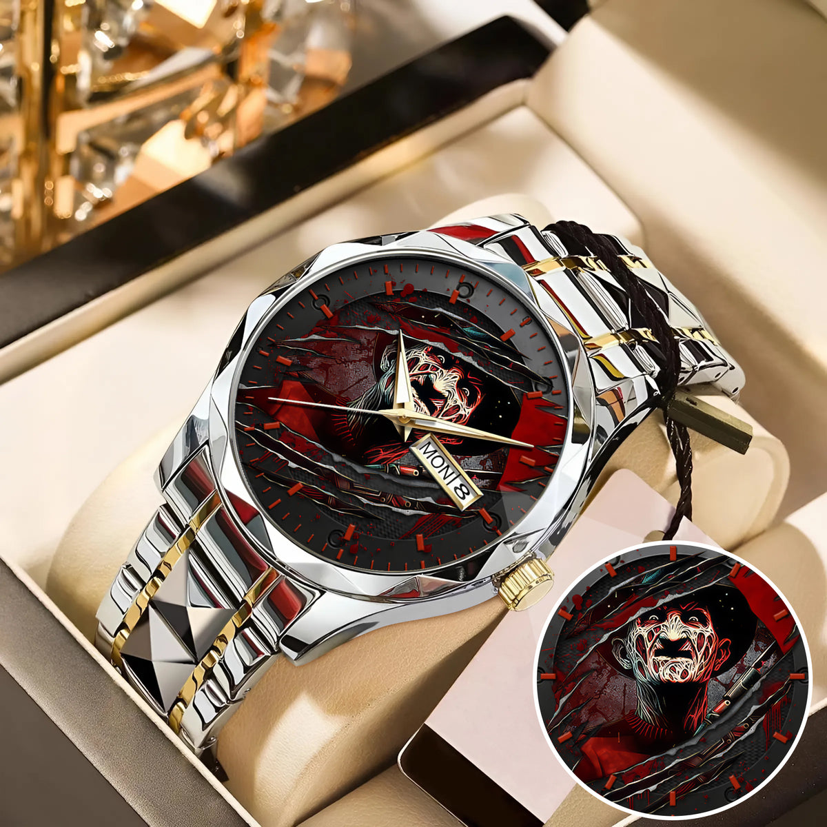 Halloween Horror Movies Personalized Quartz Watch