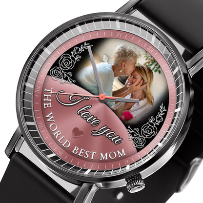 Mother's Day Gift For Best Mom Ever Personalized Photos Quartz Watch