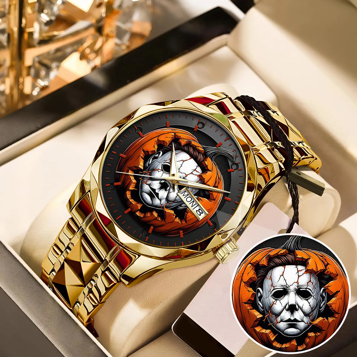Halloween Horror Movies Personalized Quartz Watch