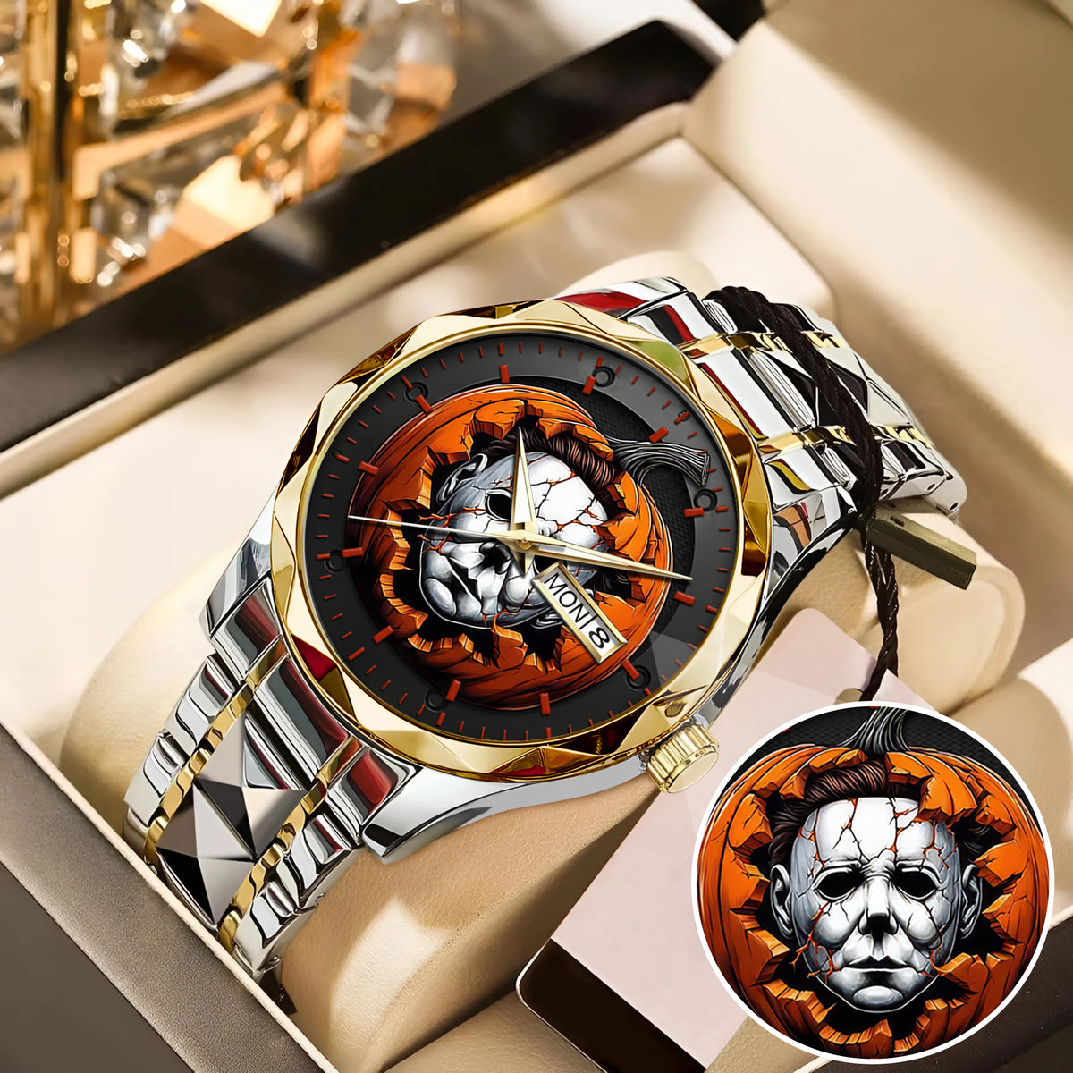 Halloween Horror Movies Personalized Quartz Watch