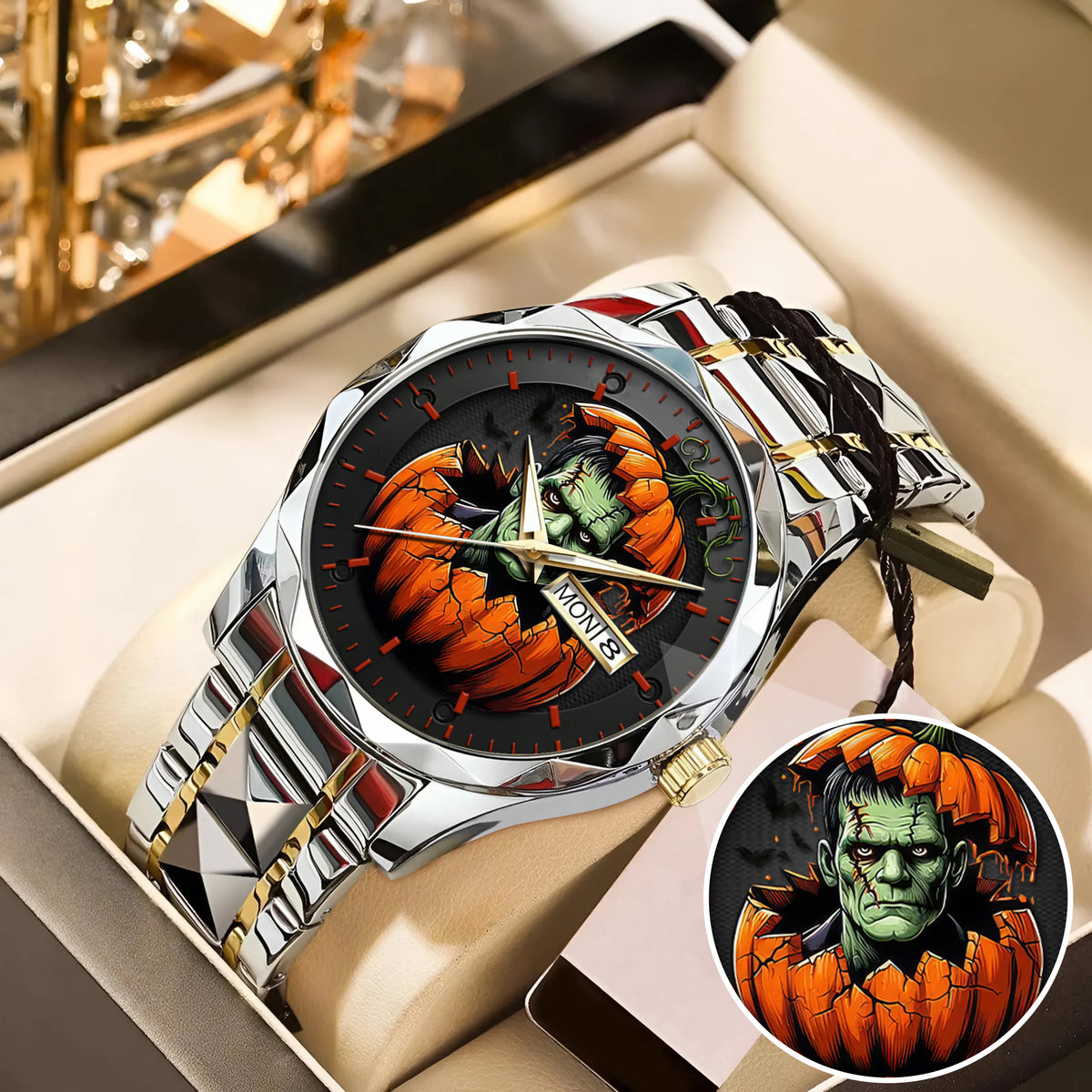 Halloween Horror Movies Personalized Quartz Watch