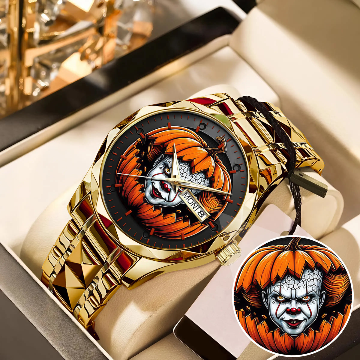 Halloween Horror Movies Personalized Quartz Watch