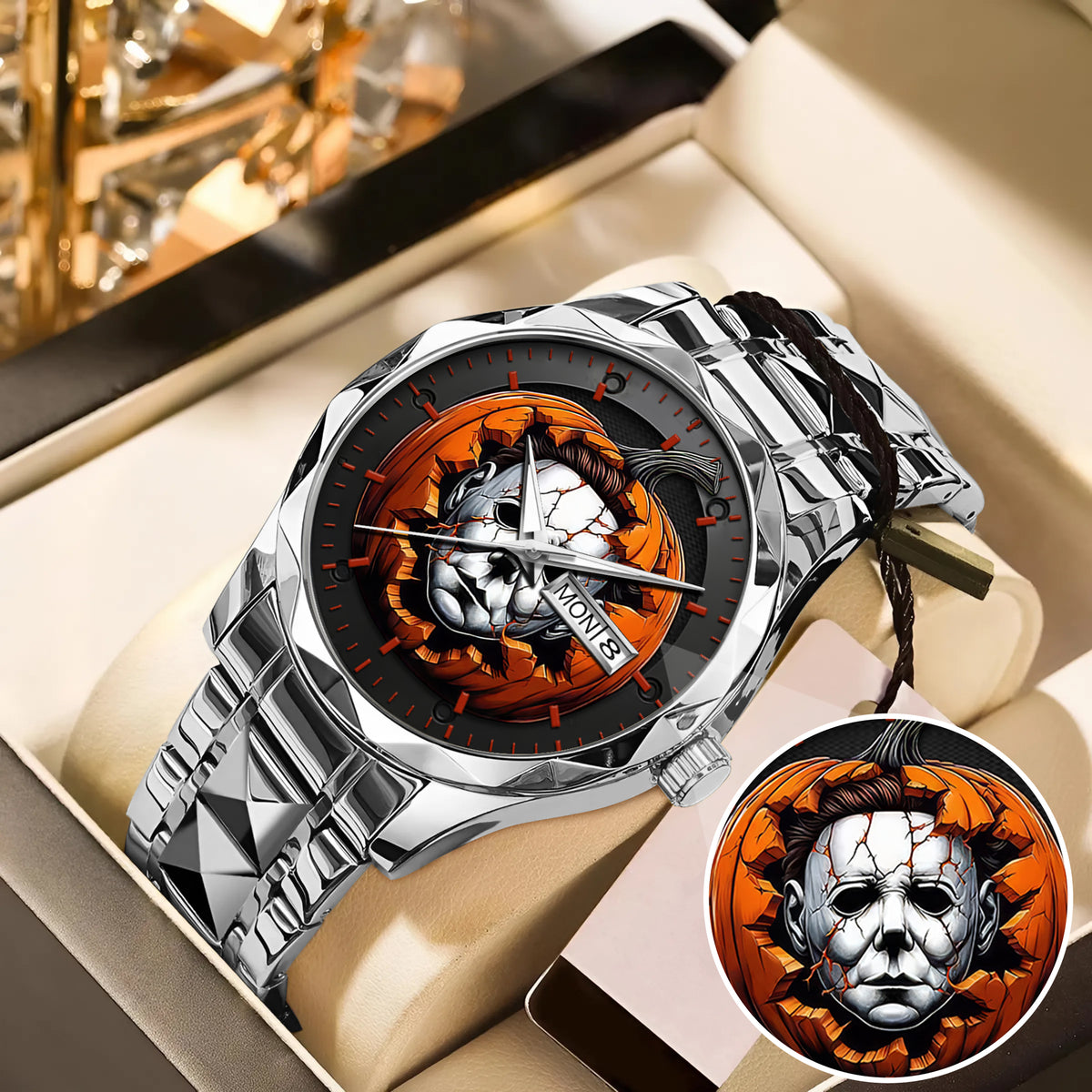 Halloween Horror Movies Personalized Quartz Watch