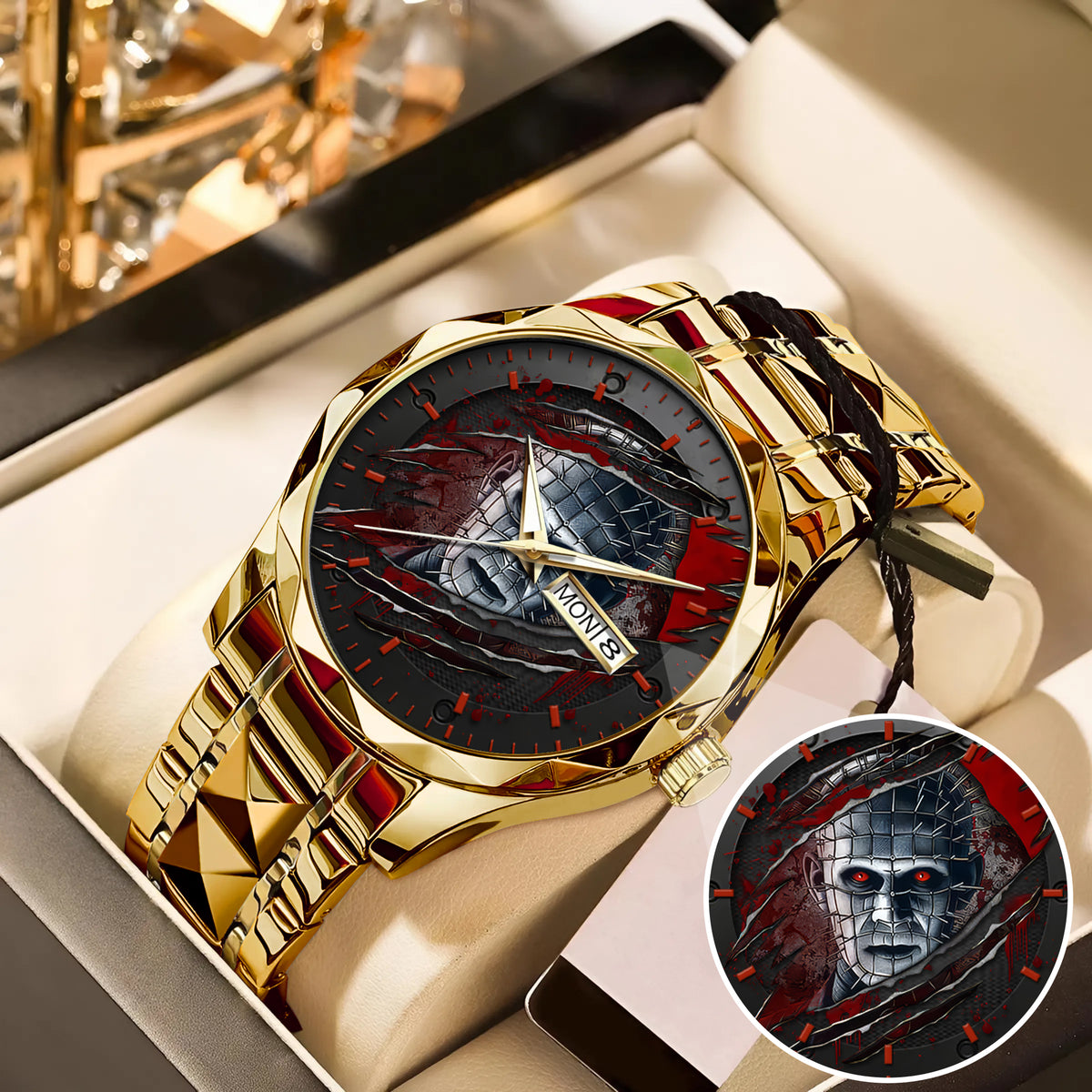 Halloween Horror Movies Personalized Quartz Watch