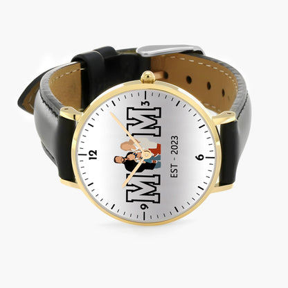 Mother's Day Gift For Mom Personalized Photos MOM EST Quartz Watch