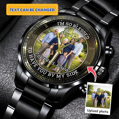 Personalized Family Photo Keepsake Watches