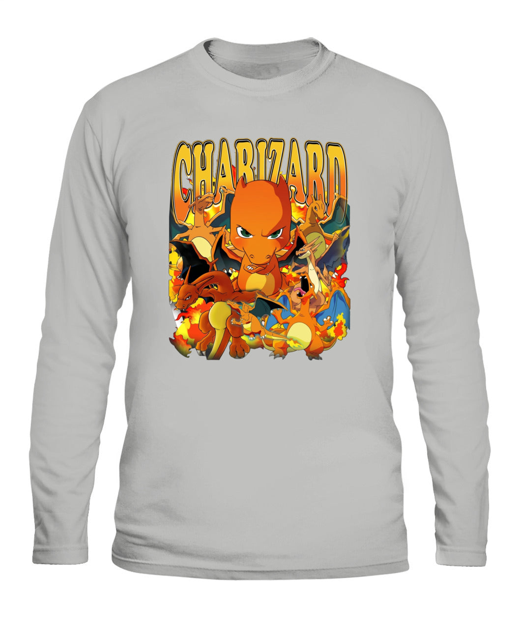 PKM Charizard Printed Graphic Sweatshirt T-Shirt