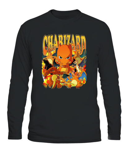 PKM Charizard Printed Graphic Sweatshirt T-Shirt