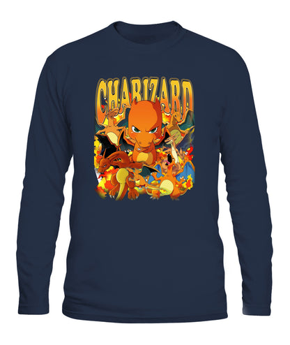 PKM Charizard Printed Graphic Sweatshirt T-Shirt