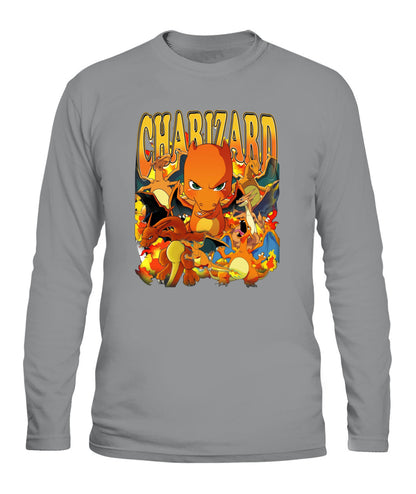 PKM Charizard Printed Graphic Sweatshirt T-Shirt