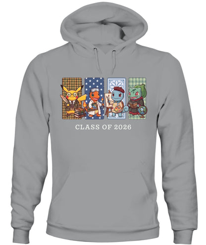 PKM Class Of 2026 Printed Graphic Hoodie Sweatshirt T-Shirt