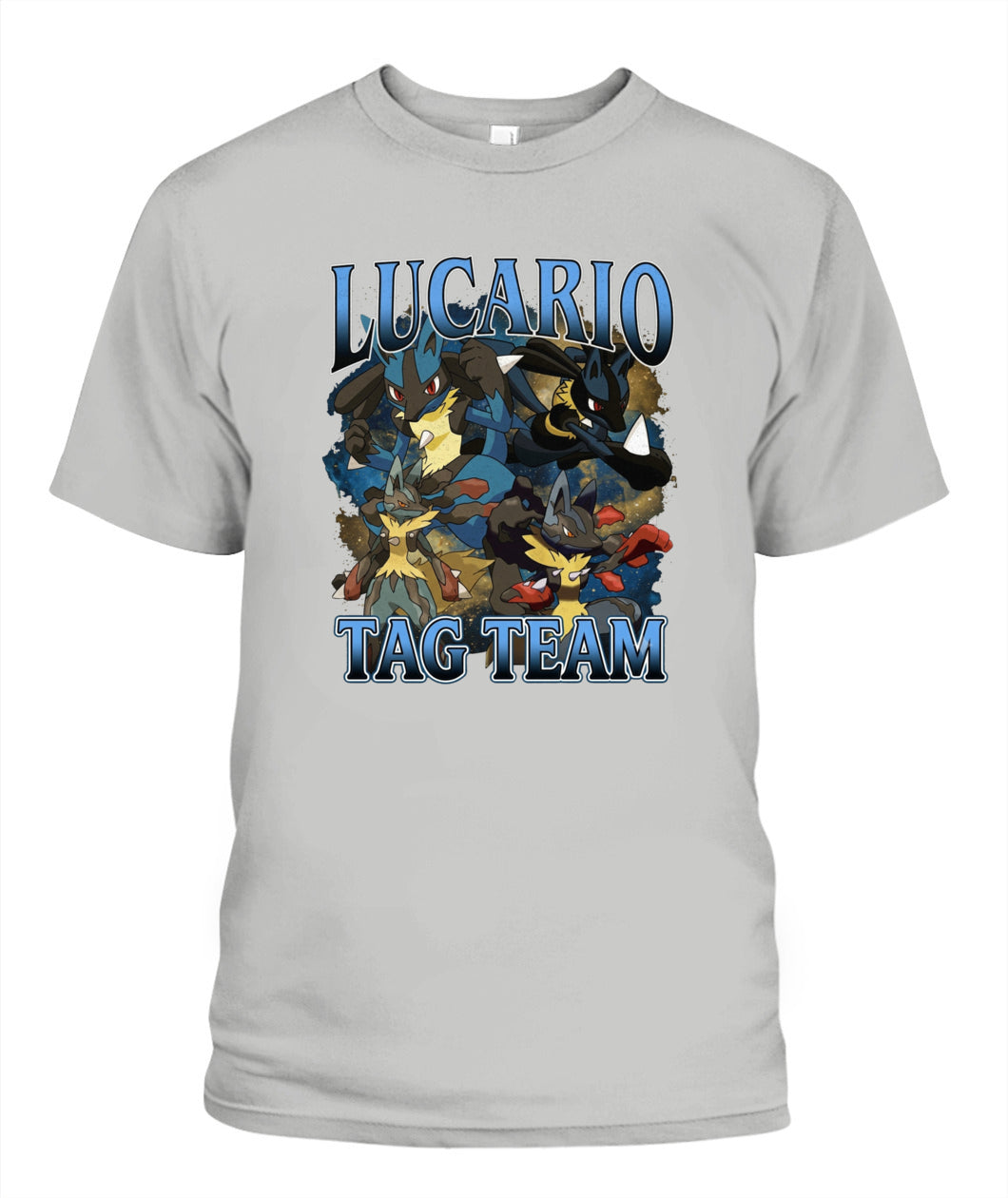 PKM Lucario Printed Graphic Sweatshirt T-Shirt