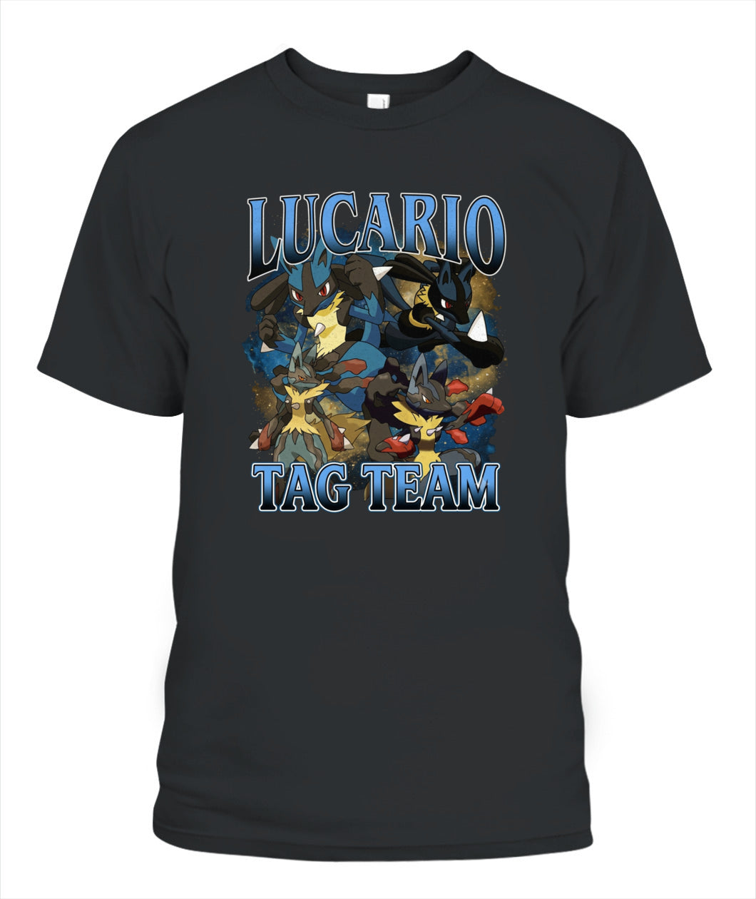 PKM Lucario Printed Graphic Sweatshirt T-Shirt