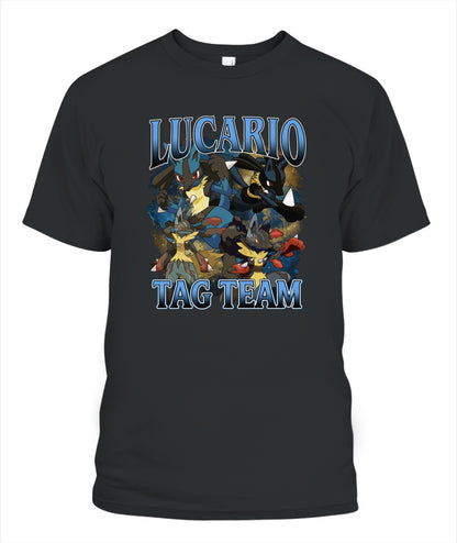 PKM Lucario Printed Graphic Sweatshirt T-Shirt