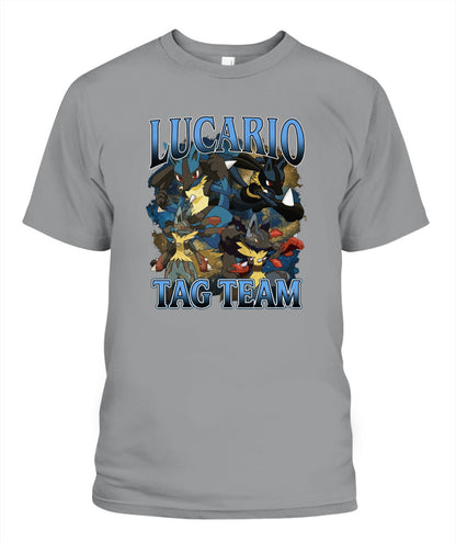 PKM Lucario Printed Graphic Sweatshirt T-Shirt